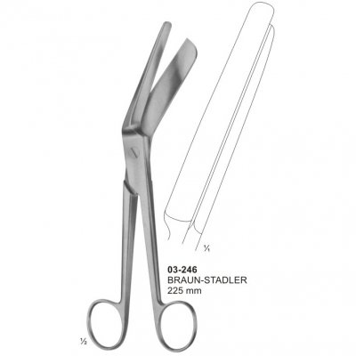 BRAUN-STADLER Bandage and Cloth Scissors