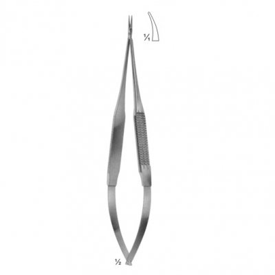 Castroviejo Needle Holder Curved with catch 160mm