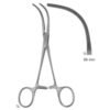 DeBakey Vascular Clamp Curved Jaw, jaw length 56mm, Length 160mm
