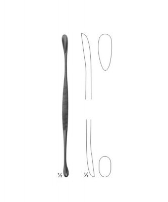 Volkmann Bone Curette, double-ended 145mm