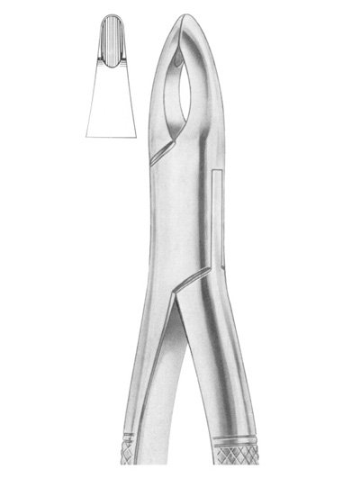 Upper Centrals and Canines Extracting Forceps