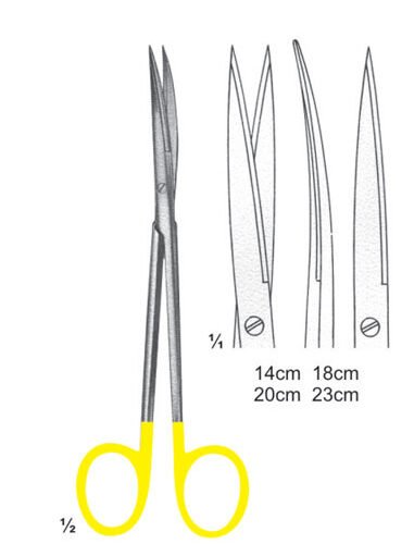 Metzenbaum Fino Sharp Scissors, Dissecting Forcepe, Needle Holders, Wire Cutting Pliers With Tungsten Carbide Inserts